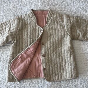 Luralu Reversible Quilted Girls Jacket Size 8 Years
